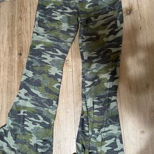 Camouflage Flare Pants
